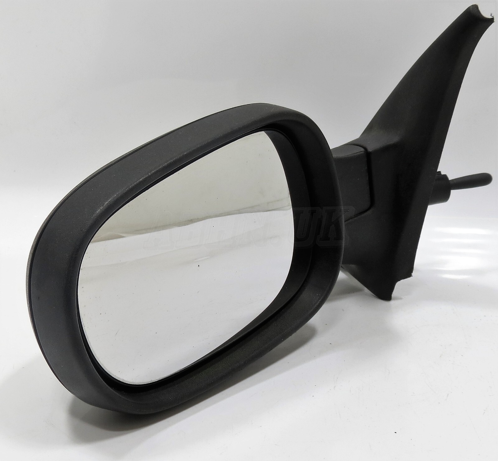 Nissan Micra K12 MK3 (02-08) Left Side Manual Door Mirror Matte Black (Grained) - Image 4