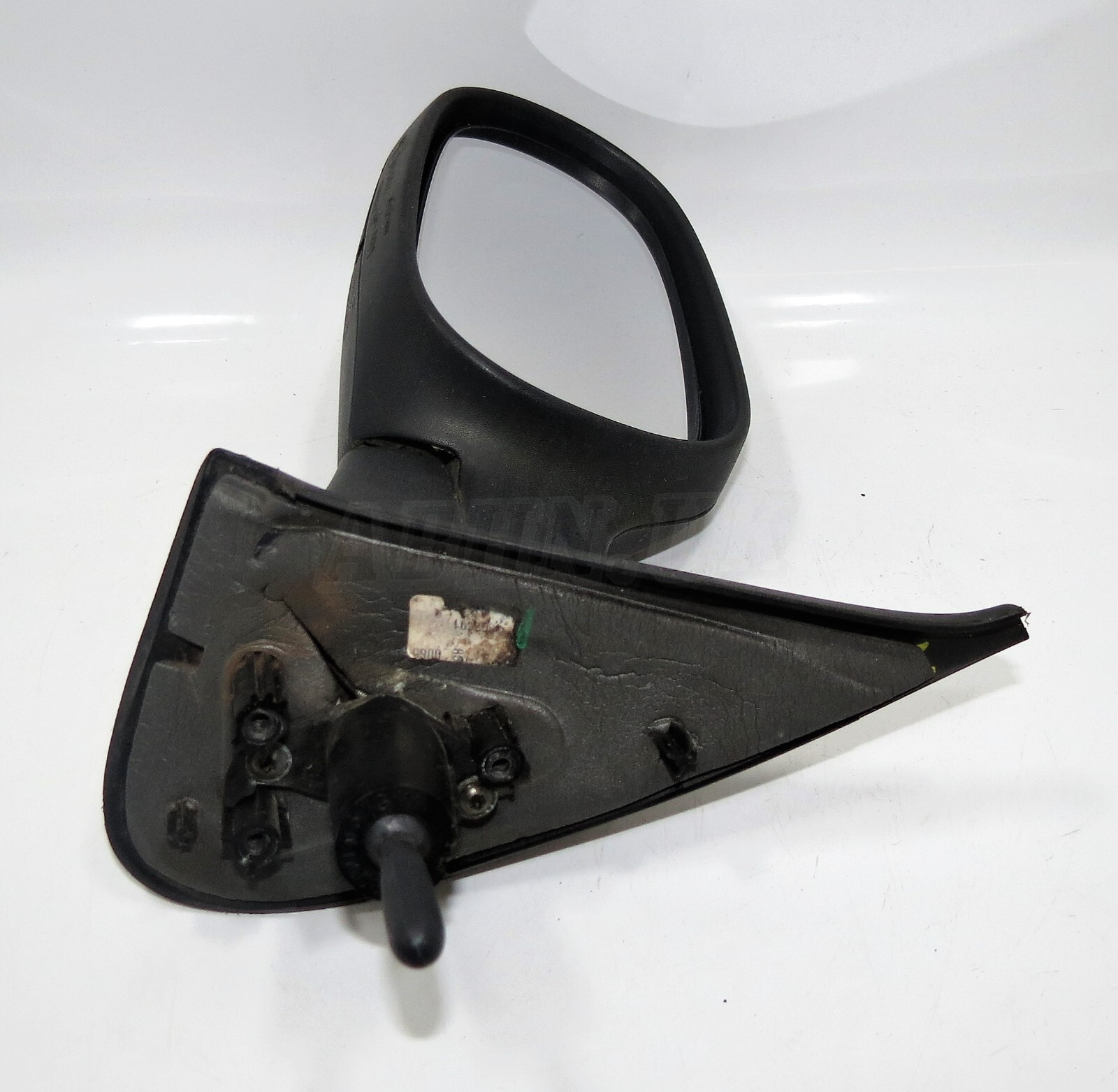 Nissan Micra K12 MK3 (02-08) Left Side Manual Door Mirror Matte Black (Grained) - Image 6