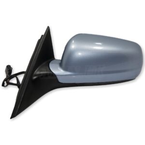 VW Passat B5 (96-02) Left Side Electric Heated Door Mirror Metallic Light Blue