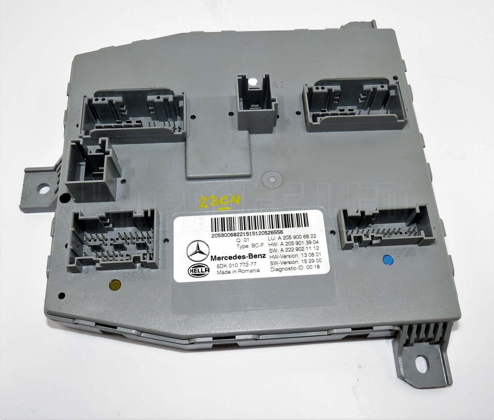A2059006822 Mercedes-Benz C Class Genuine Hella Body Control Module Unit - Image 3