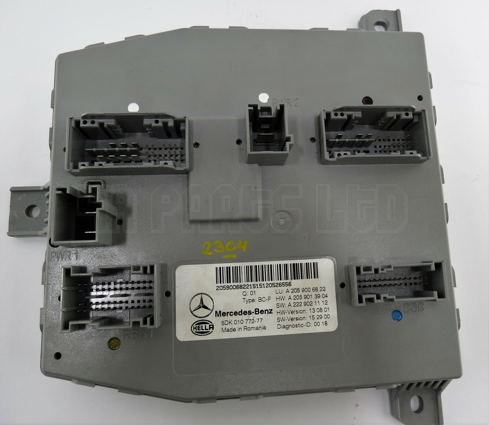 A2059006822 Mercedes-Benz C Class Genuine Hella Body Control Module Unit - Image 4