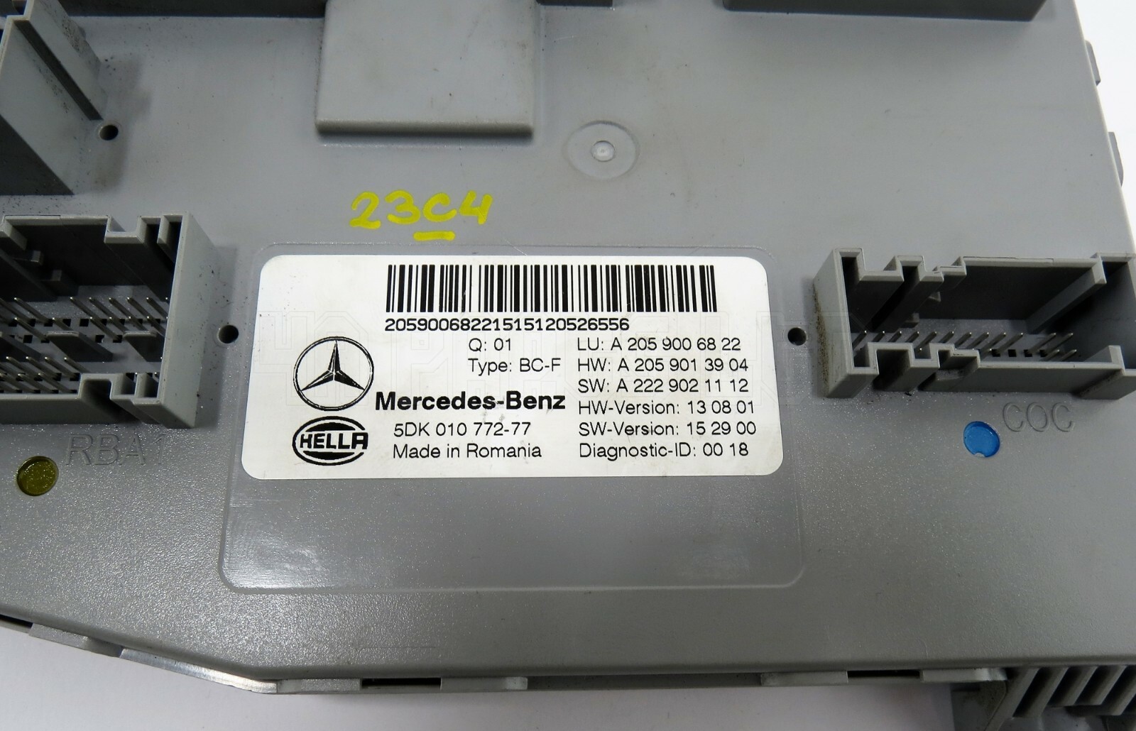 A2059006822 Mercedes-Benz C Class Genuine Hella Body Control Module Unit - Image 5