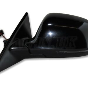 Audi A5 8T (2007-2011) Left Side Electric Heated Door Mirror Met Black 58129