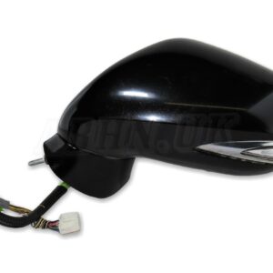 Lexus LS F4 Facelift (09-12) Left Side Power Folding Door Mirror 10 Wires Black