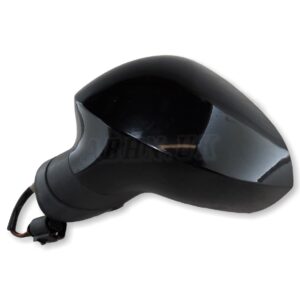 Seat Leon 1P1 (2009-2013) Left Side Power Folding Door Mirror Met Black 7-Wires