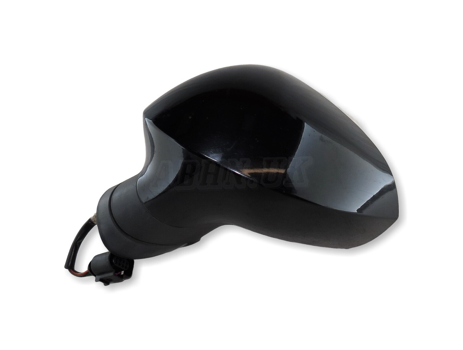 Seat Leon 1P1 (2009-2013) Left Side Power Folding Door Mirror Met Black 7-Wires