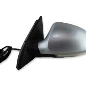 VW Passat B6 3C2 3C5 (05-11) Left Side Electric Heated Door Mirror Reflex Silver