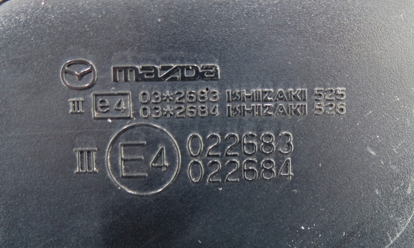 Mazda 6 MK2 GH (2008 - 2012) Right Side Power Folding Door Mirror Met Kona Blue - Image 8