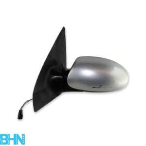Ford Focus MK1 (1998-2005) Left Side Electric Heated Door Mirror Metallic Silver
