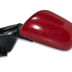 Toyota Auris E15 Hatchback 06-12 Left Side Electric Heated Door Mirror Solid Red