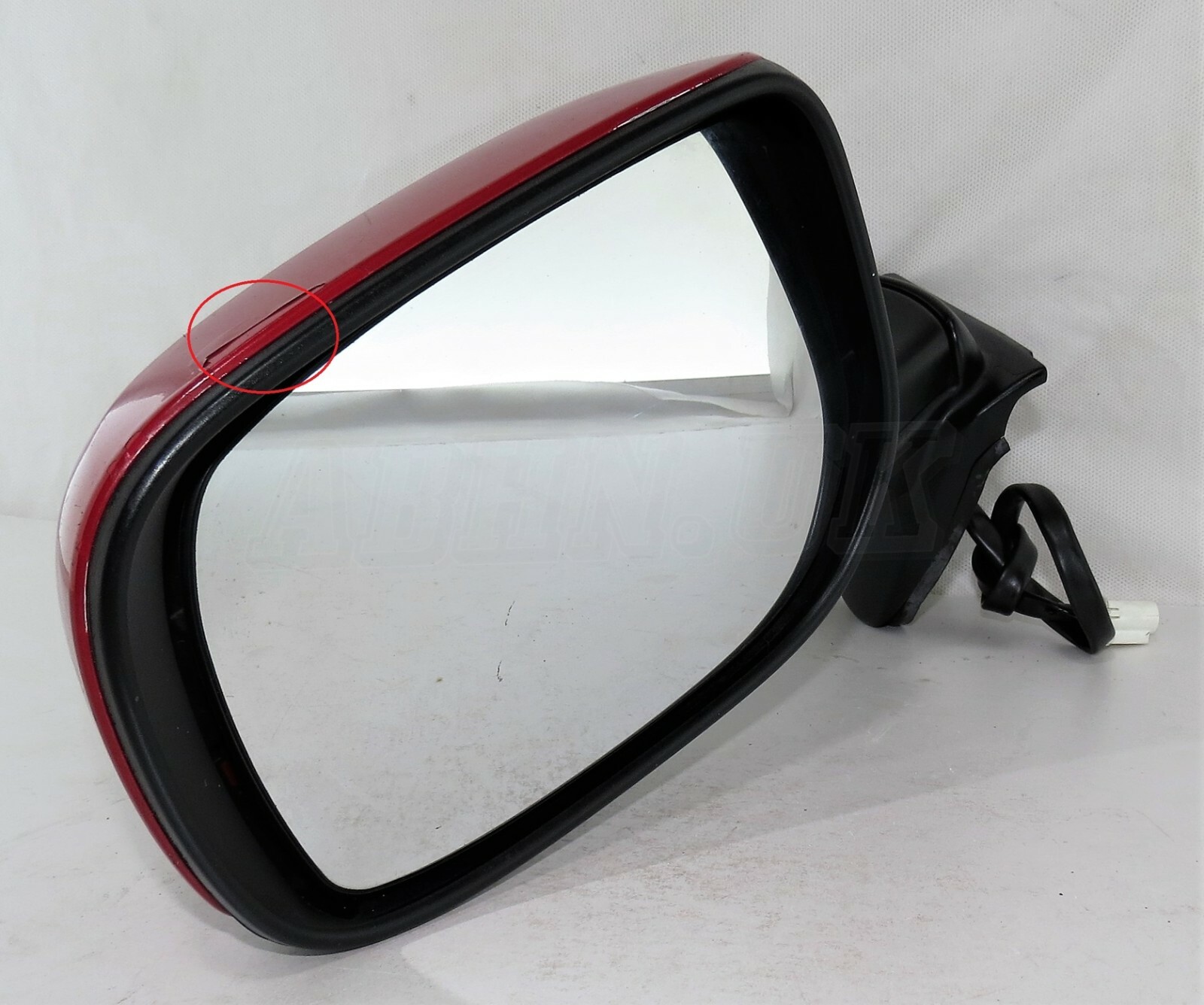 Toyota Auris E15 Hatchback 06-12 Left Side Electric Heated Door Mirror Solid Red - Image 4