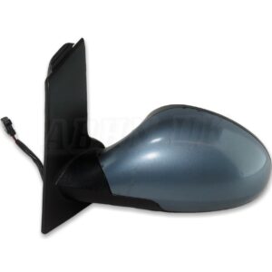 Seat Altea 5P1 (2004-2009) Left Side Electric Power Folding Door Mirror Met Grey