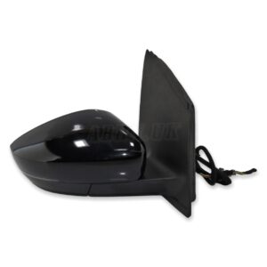 VW Polo 6R (09-16) Right Side Electric Door Mirror 6R2857502AE Deep Black C9X