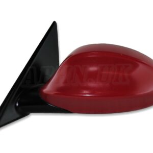BMW 3 Series E90 E91 /05-08 Left Side Electric Heated Door Mirror Solid Dark Red