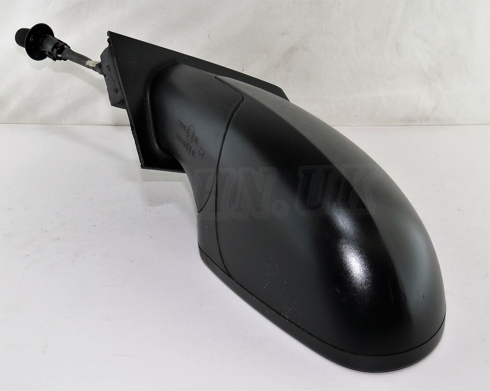 Seat Altea 5P1 /04-09 Left Side Manual Adjustable Door Mirror Matt Black Grained - Image 6