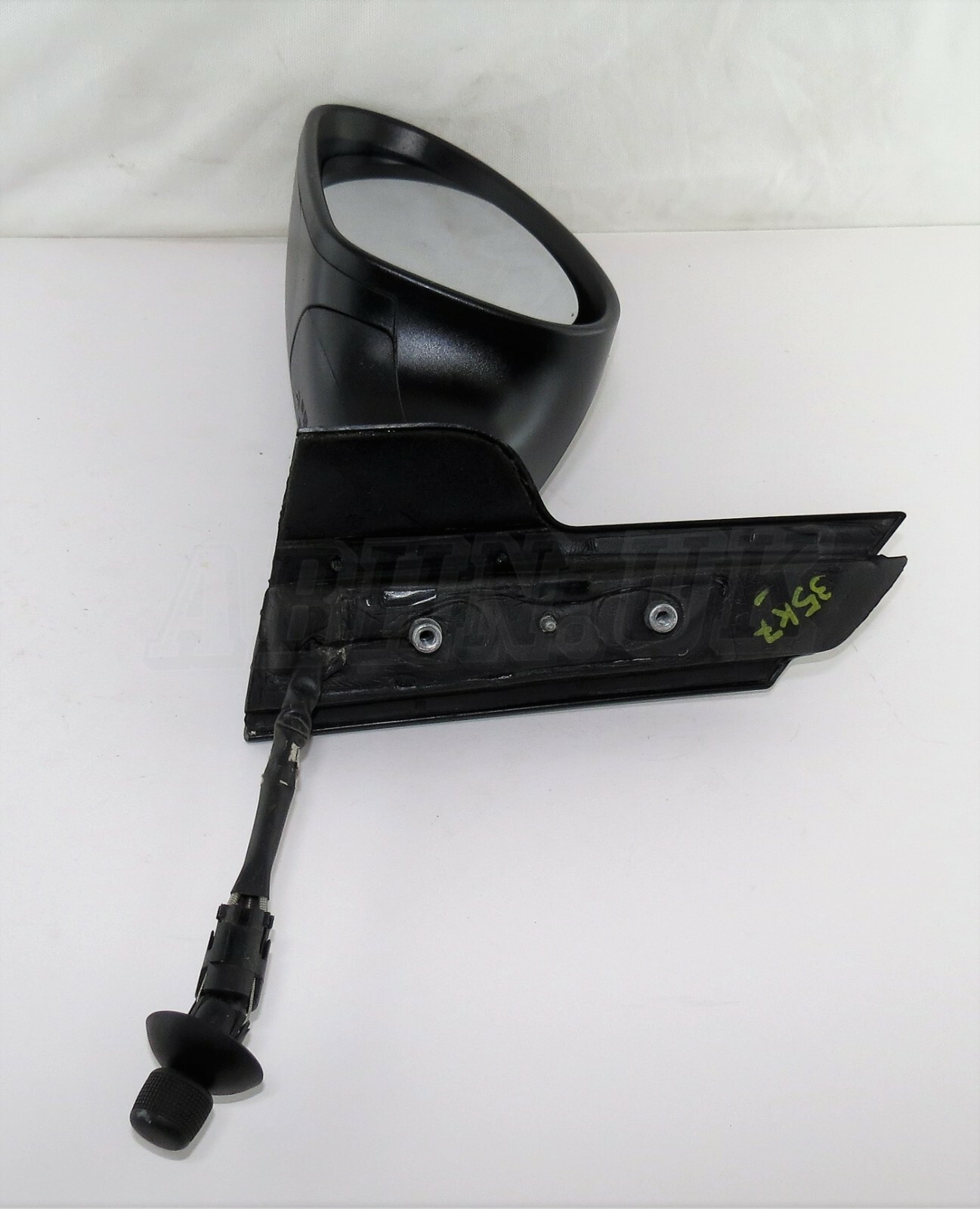 Seat Altea 5P1 /04-09 Left Side Manual Adjustable Door Mirror Matt Black Grained - Image 8