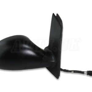 Seat Altea 5P1 04-09 Right Side Manual Adjustable Door Mirror Matt Black Grained