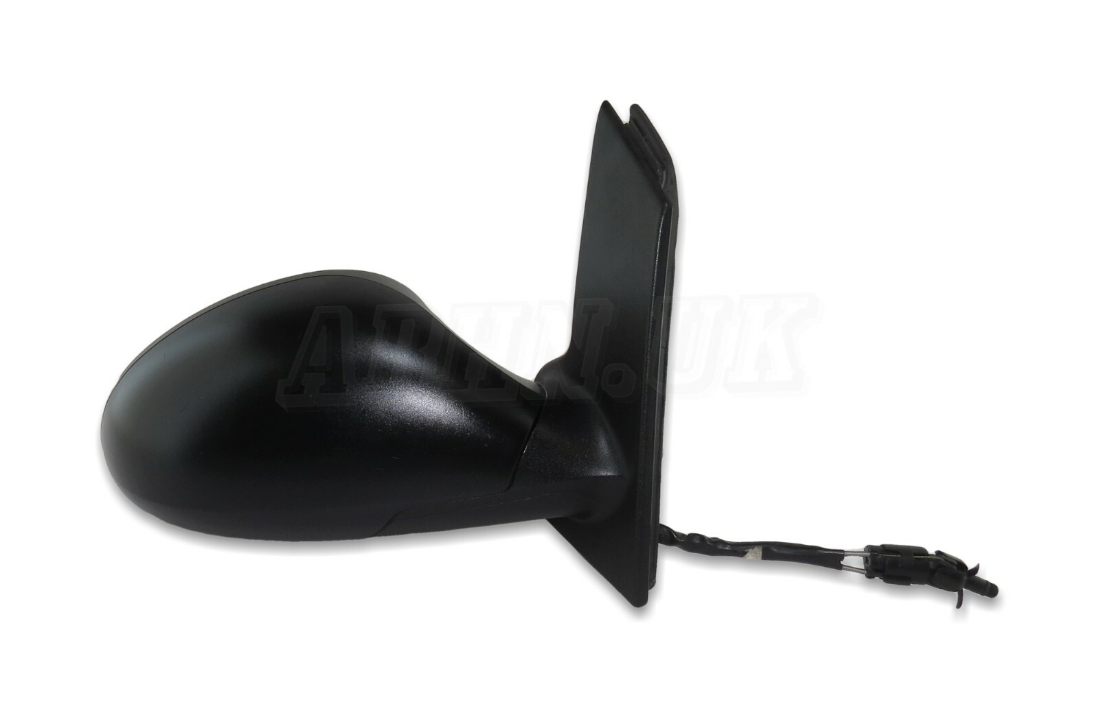 Seat Altea 5P1 04-09 Right Side Manual Adjustable Door Mirror Matt Black Grained