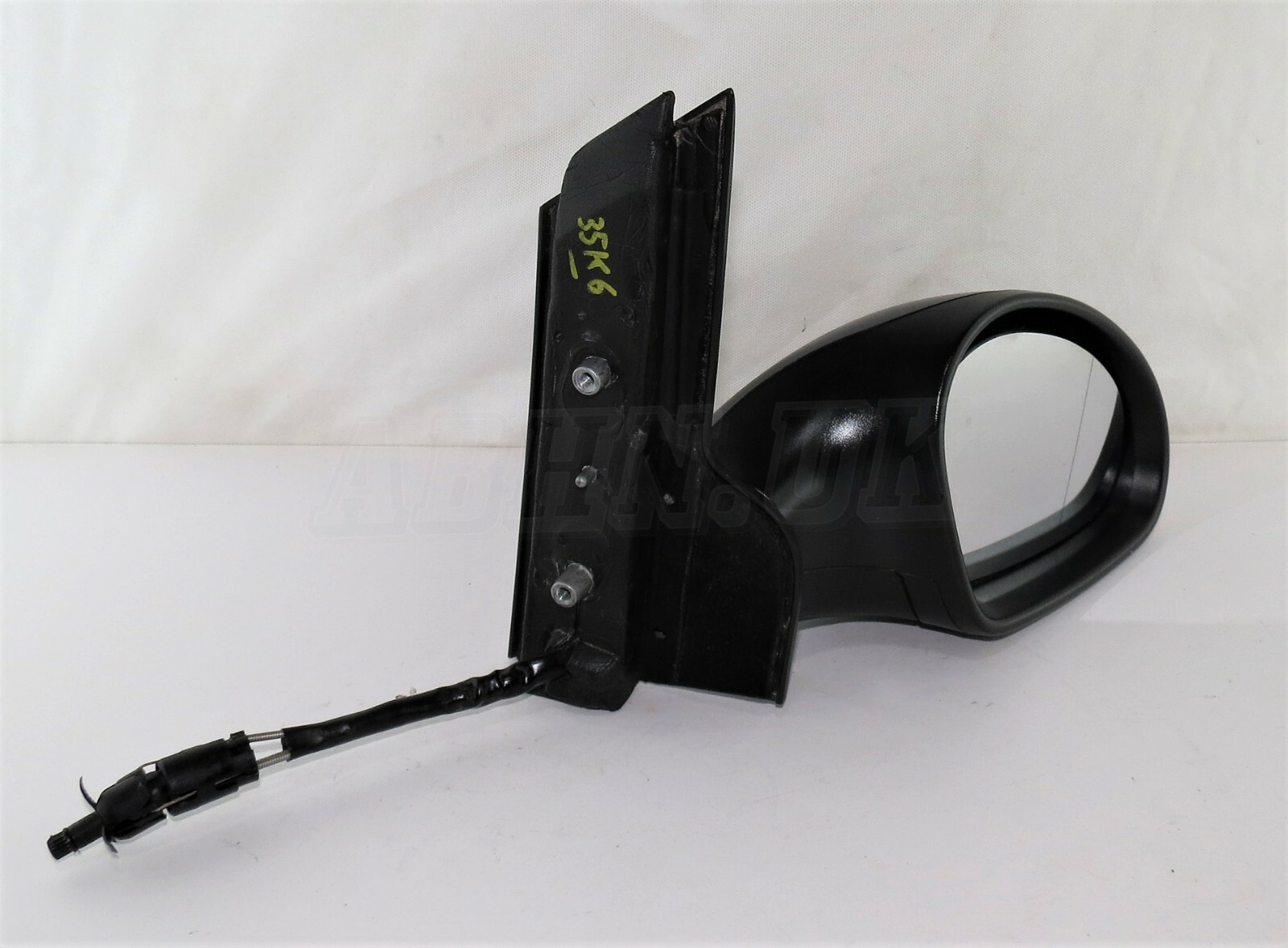 Seat Altea 5P1 04-09 Right Side Manual Adjustable Door Mirror Matt Black Grained - Image 2