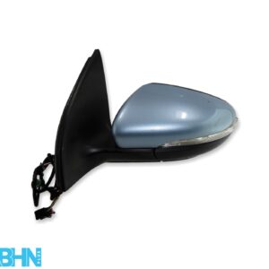 VW Golf MK6 (09-13) Left Side Electric Heated Door Mirror 5K0857501CF Light Blue