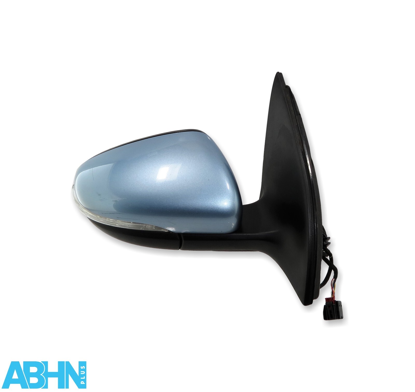 VW Golf 6 MK6 (09-13) Right Side Electric Door Mirror 5K0857502CC Met Light Blue
