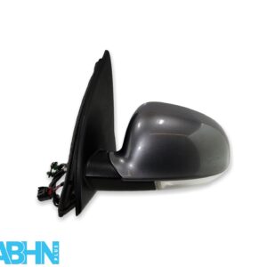 VW Golf 5 MK5 (05-09) Left Side Electric Heated Door Mirror 1K2857501 Met Grey