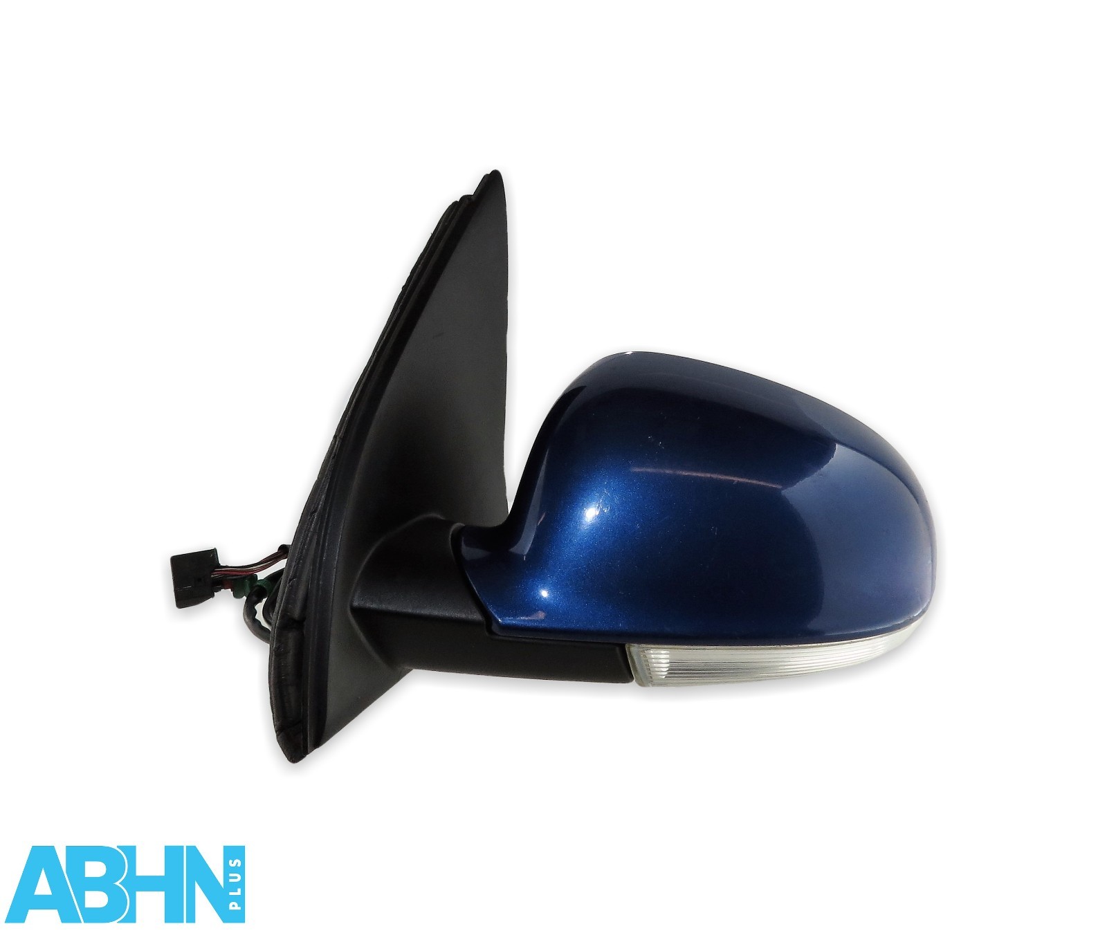 VW Golf 5 MK5 (05 - 09) Left Side Electric Heated Door Mirror 1K2857501 Met Blue