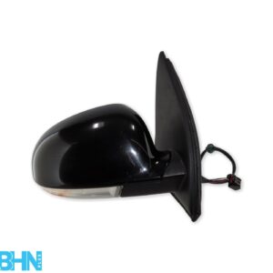 VW Golf 5 MK5 (05-09) Right Side Electric Heated Door Mirror 1K2857502 Met Black