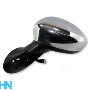 Fiat 500 312 595 695 (2008 - 2018) Left Side Electric Door Mirror Chrome 3-Pin