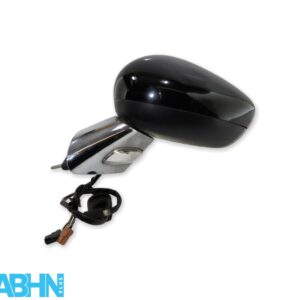Citroen DS3 A55 (09-16) Left Side Power Folding Wing Mirror Black+Chrome 9-Wires