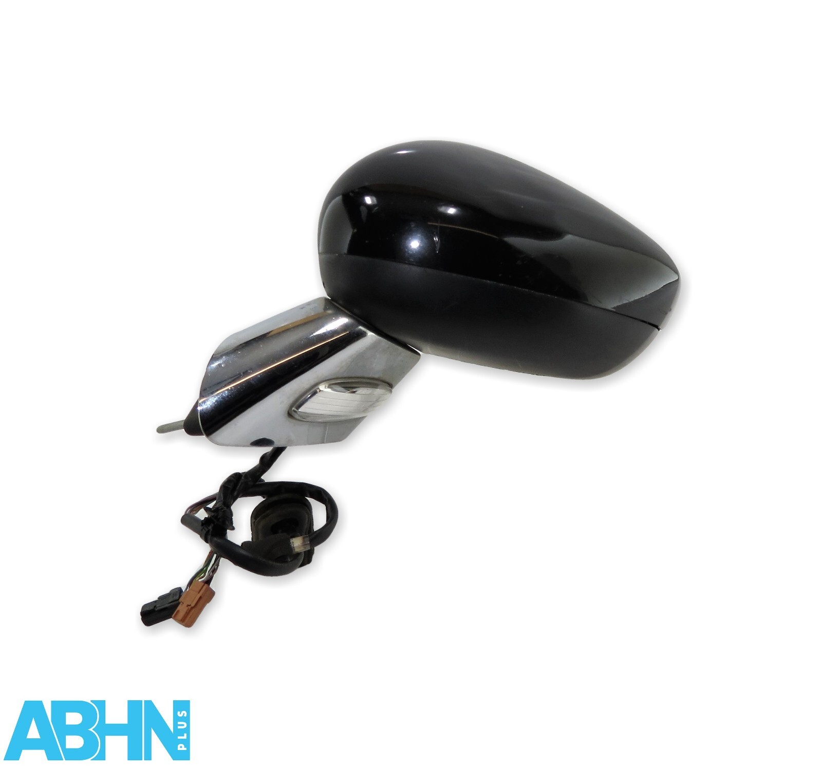 Citroen DS3 A55 (09-16) Left Side Power Folding Wing Mirror Black+Chrome 9-Wires