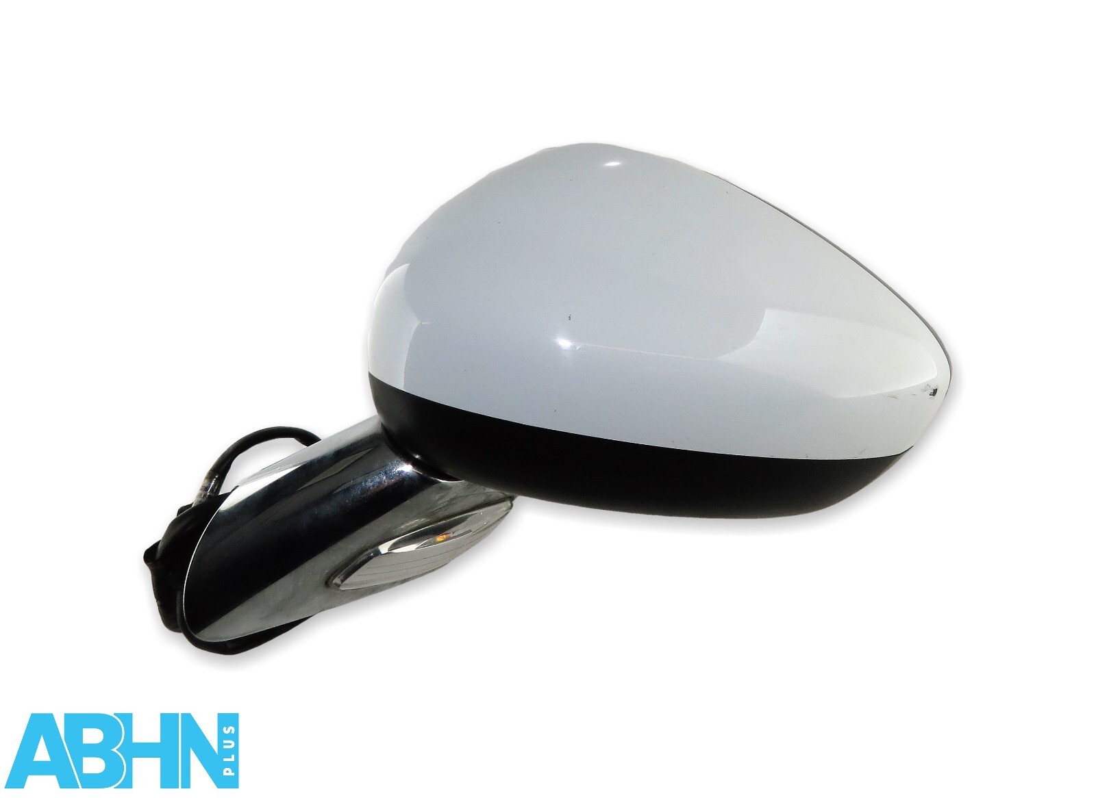 Citroen DS3 A55 (09 - 16) Power Folding Left Wing Mirror White + Chrome 9-Wires