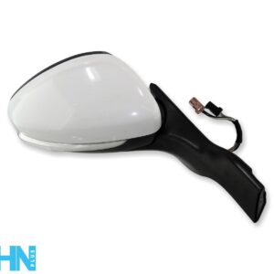 Peugeot 208 MK1 (12-18) Right Side Manual Folding Door Mirror White 9-Wires