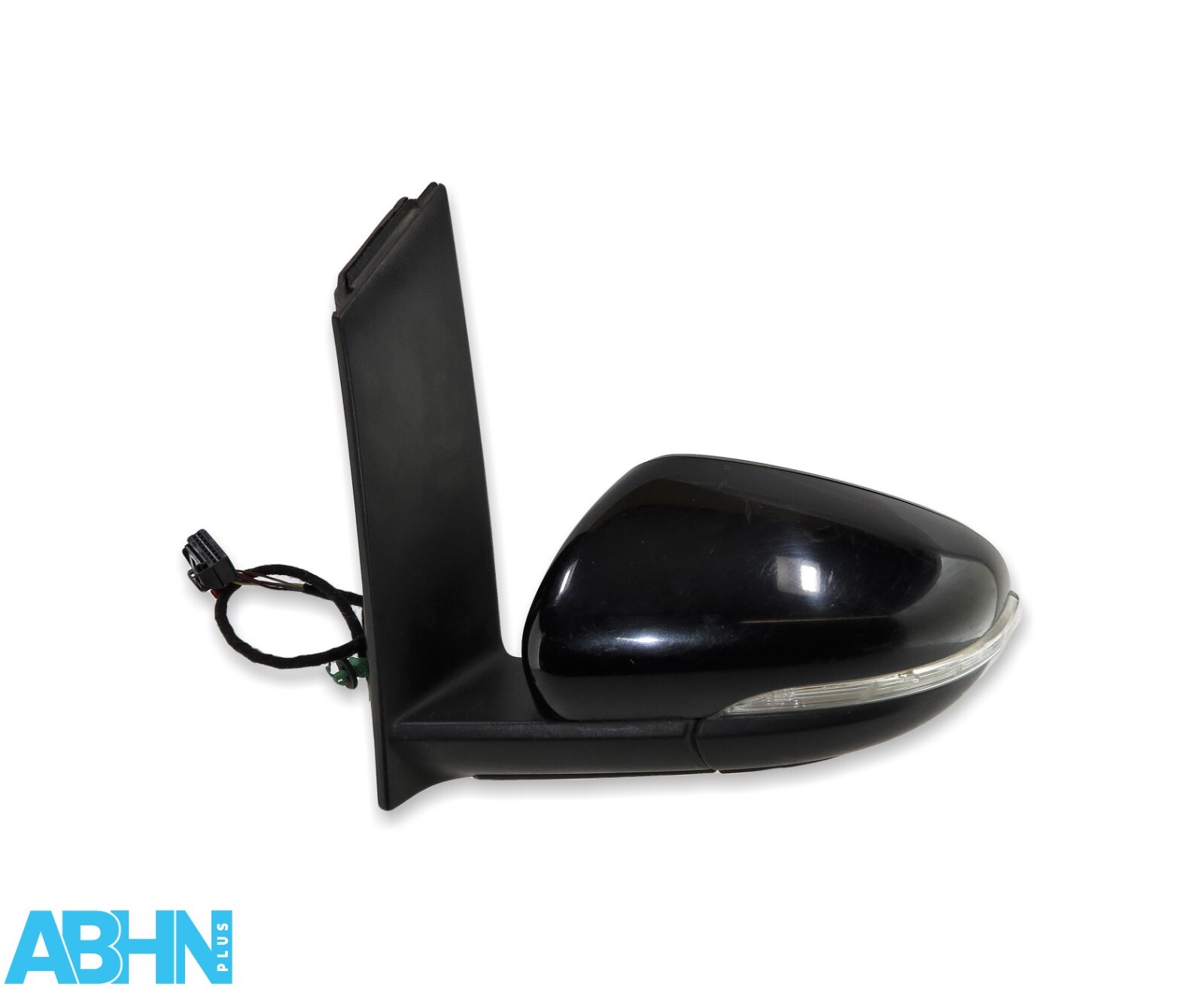 VW Touran 1T3 Mk2 (10-15) Left Side Electric Heated Door Mirror Met Magic Black