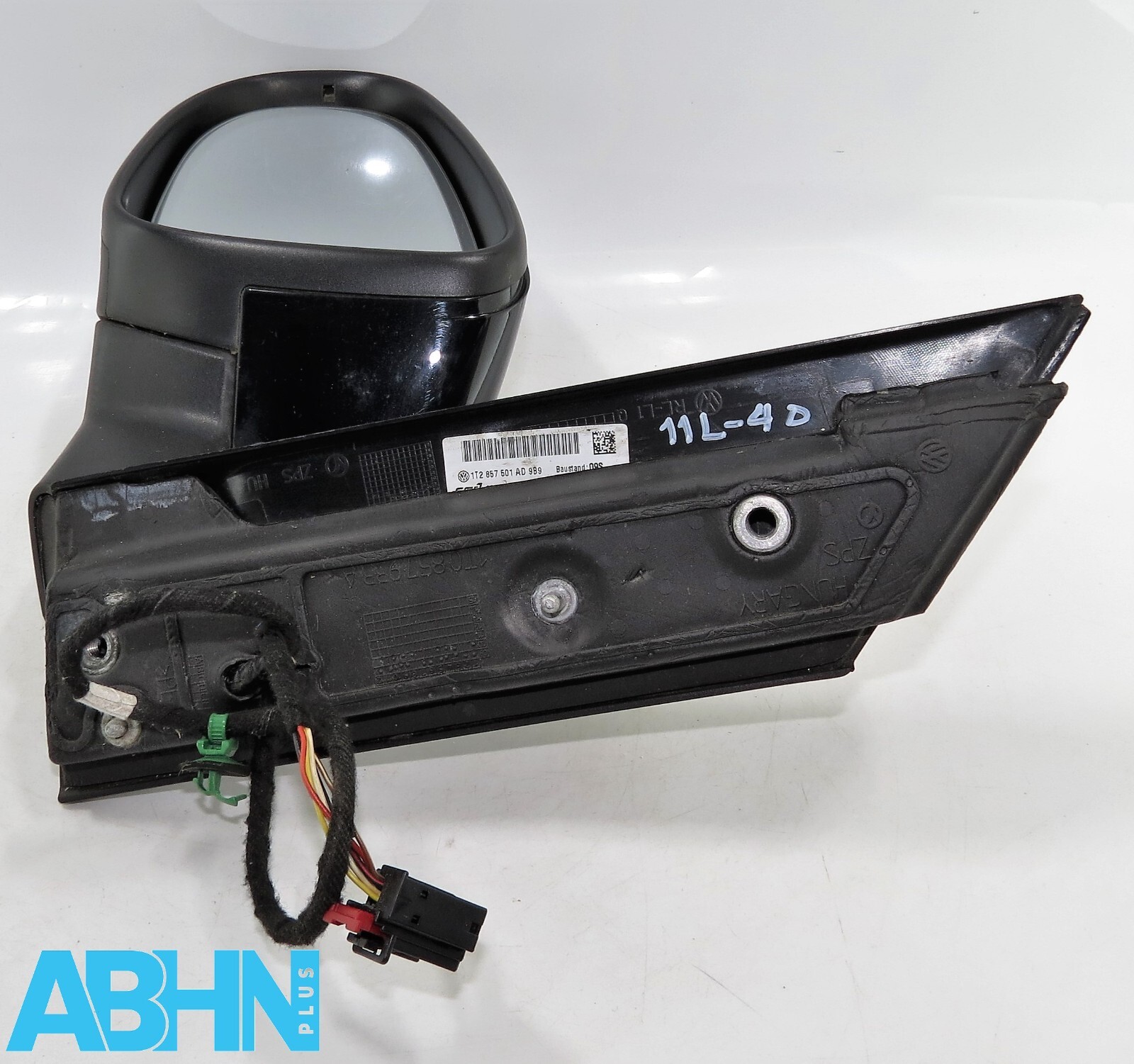VW Touran 1T3 Mk2 (10-15) Left Side Electric Heated Door Mirror Met Magic Black - Image 7