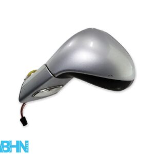 Peugeot 308 SW CC 07-13 Left Side Electric Heated Door Mirror 6-Wires Met Silver