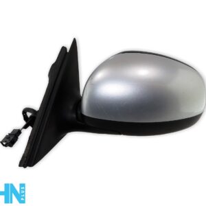 Skoda Fabia Mk2 (07-14) Left Side Electric Heated Door Mirror 5J2857501BF Silver