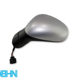 Seat Leon 1P1 Pre-Facelift (05-09) Power Folding Left Wing Mirror Silver 7-Wires