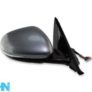 Jaguar XF X250 /12-15 Right Side Power Folding Door Mirror Auto Dim Grey 14-Wire