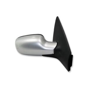 Renault Megane-II MK2 (02-09) Right Side Electric Heated Door Mirror Met Silver