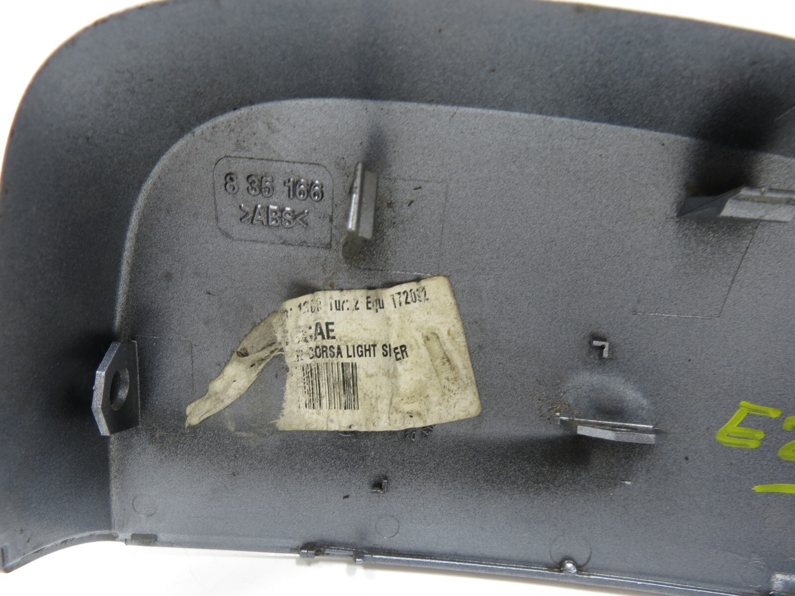 Vauxhall Meriva-A MK1 (2003-2010) Right Side Door Mirror Cover Lightning Silver - Image 4