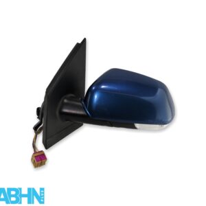 VW Polo 9N Facelift /05-09 Left Side Electric Door Mirror  6Q2857501T Tossa Blue