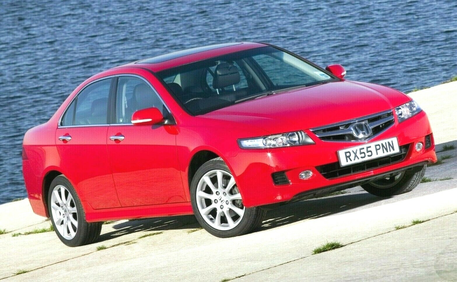 Honda Accord MK8 (2003-2008) Saloon Fill-in Fuel Flap Cover SEA Metallic Blue - Image 4