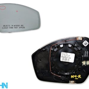 LR Range Rover Evoque L538 L551 (14-25) Right Side Door Mirror Glass CVX +EC+ENG