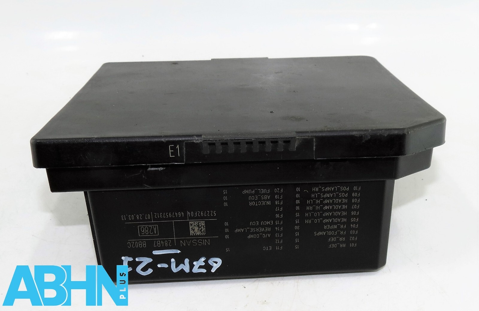 284B7-BB01B Nissan Qashqai (07-14) Genuine Engine Relay And Fuse Box Module Unit - Image 7