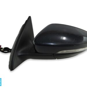 VW Passat B7 (2010-2014) Left Side Electric Heated Door Mirror Solid Grey+Puddle