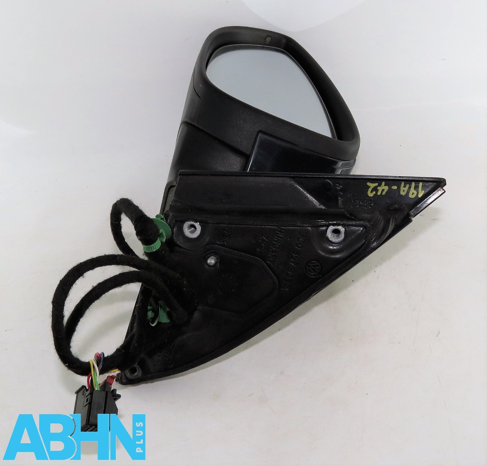 VW Passat B7 (2010-2014) Left Side Electric Heated Door Mirror Solid Grey+Puddle - Image 7