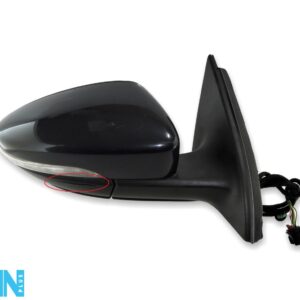 VW Passat B7 (10-14) Right Side Electric Heated Door Mirror Solid Grey + Dimming