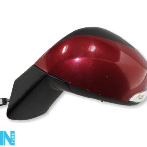 Renault Scenic Grand Mk3 /09-16 Electric Heated Left Wing Mirror Met Red 9-Wires