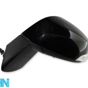 Renault Megane Mk3 Convertible (09-15) Left Side Electric Door Mirror Met Black